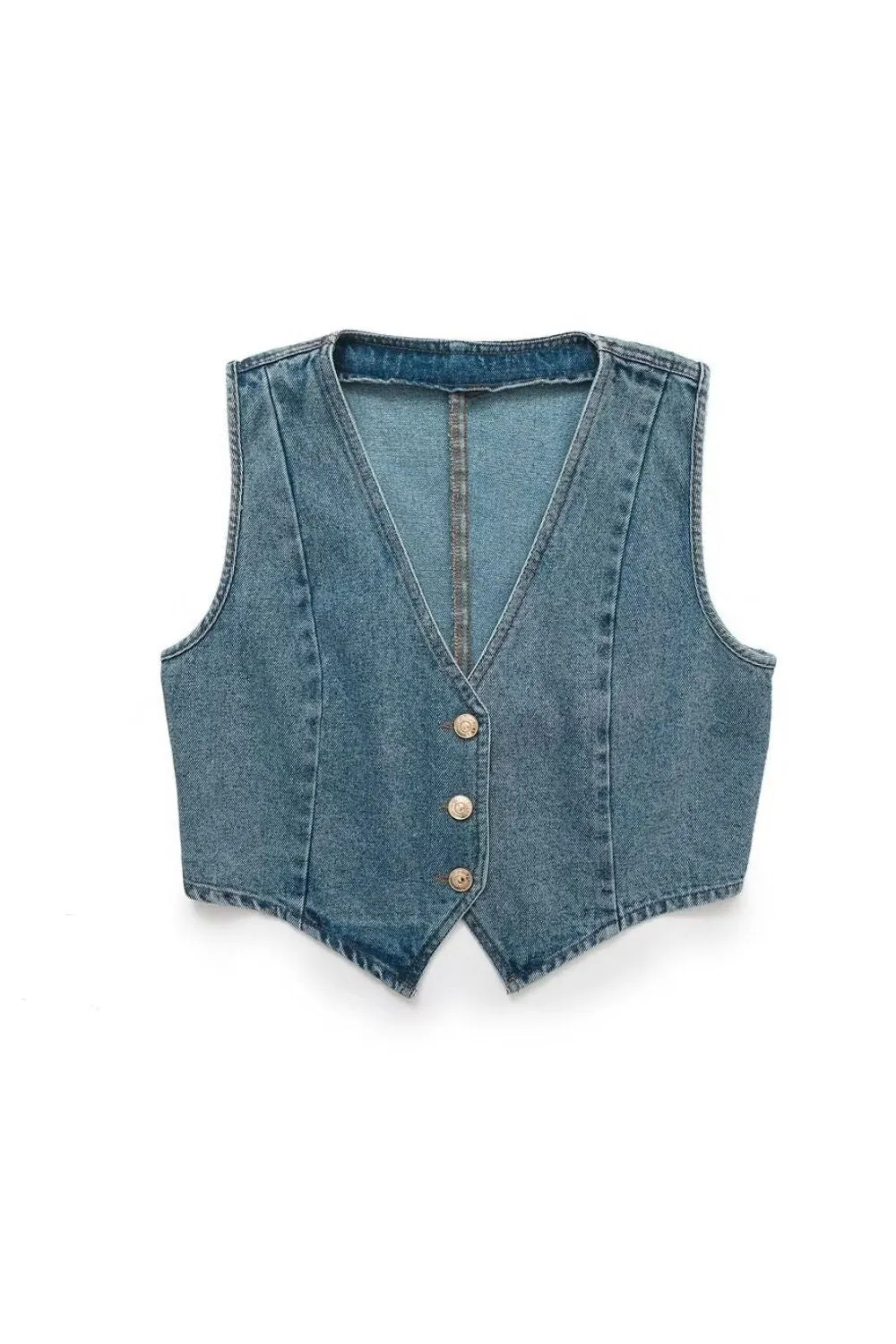 ‘ Richard’ Short Denim Vest