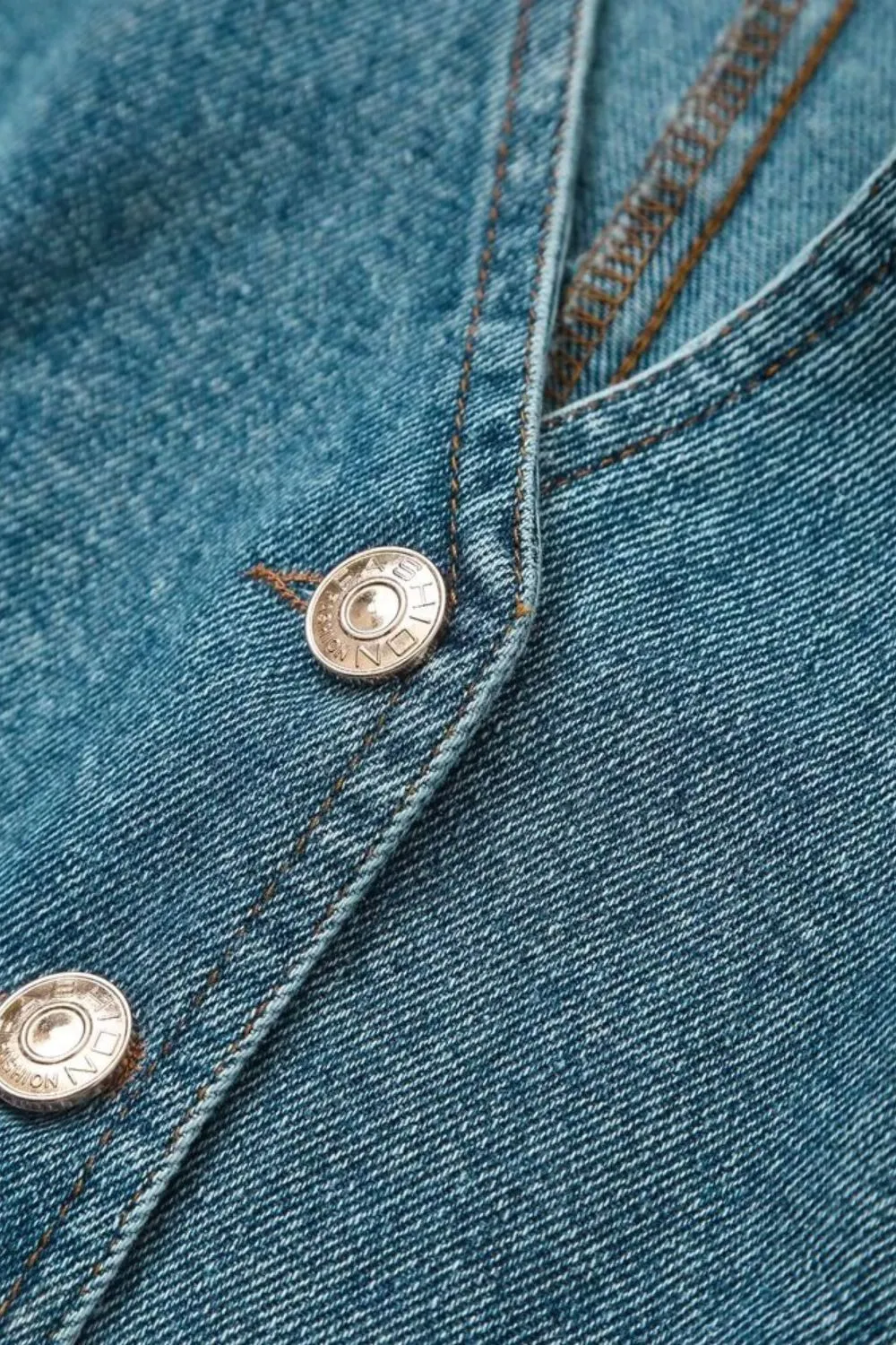 ‘ Richard’ Short Denim Vest