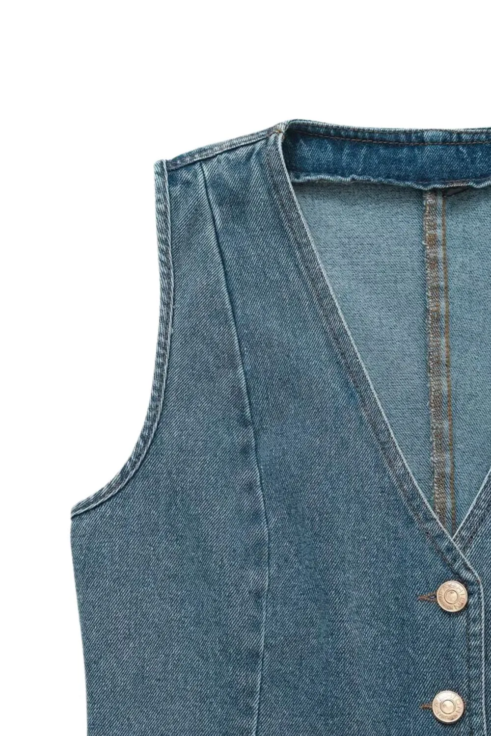 ‘ Richard’ Short Denim Vest