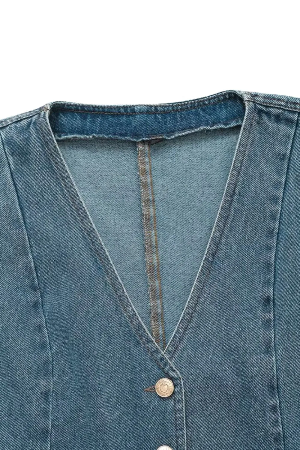‘ Richard’ Short Denim Vest