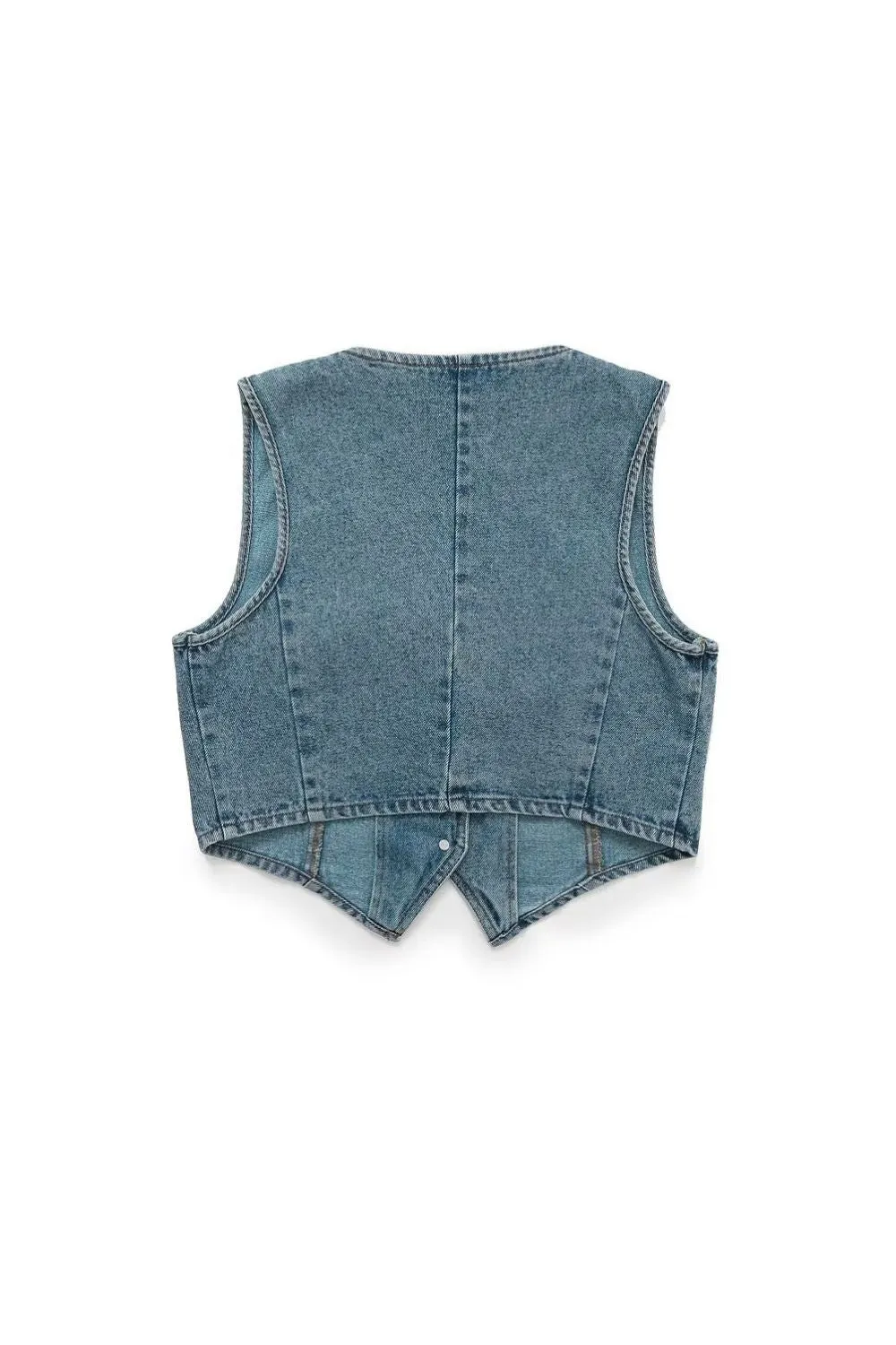 ‘ Richard’ Short Denim Vest