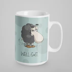 15 oz Microwave and Dishwasher Safe Mug in Larry "Well, S#!t.""