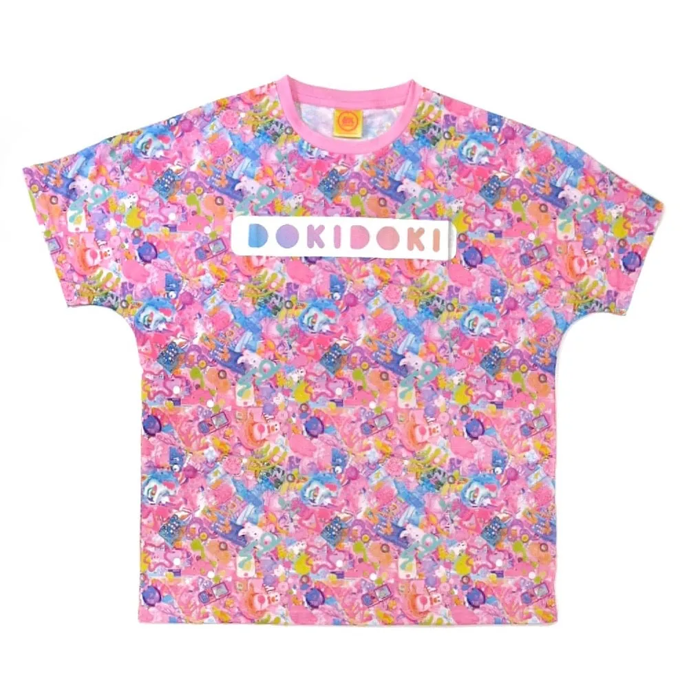 6% DOKIDOKI foil cut logo t-shirt