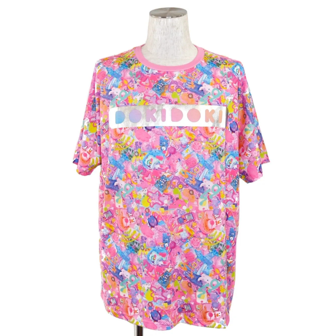 6% DOKIDOKI foil cut logo t-shirt