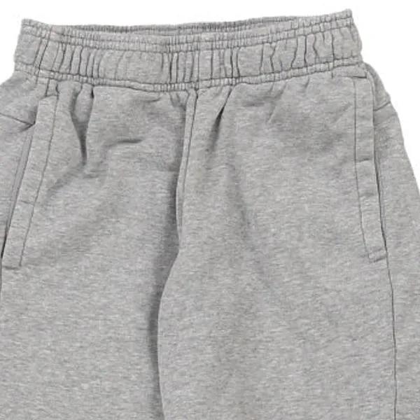 Age 11-12 Adidas Spellout Joggers - Medium Grey Cotton Blend