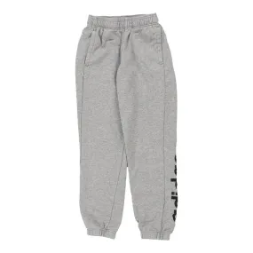 Age 11-12 Adidas Spellout Joggers - Medium Grey Cotton Blend