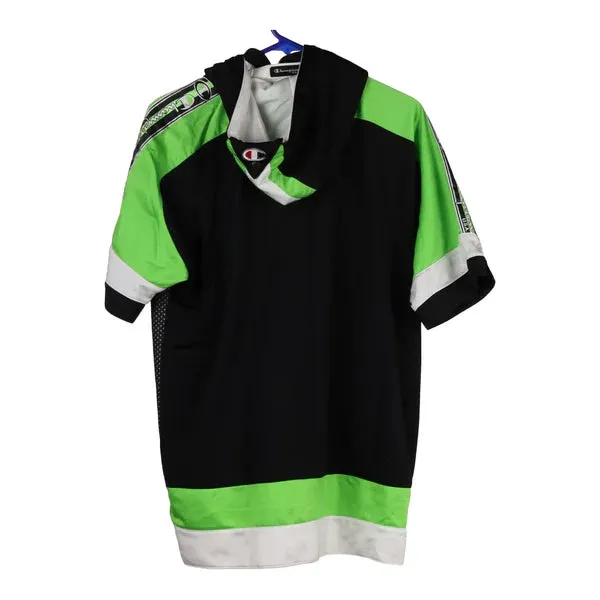 Age 11-12 Champion Track Jacket - Medium Black Polyester