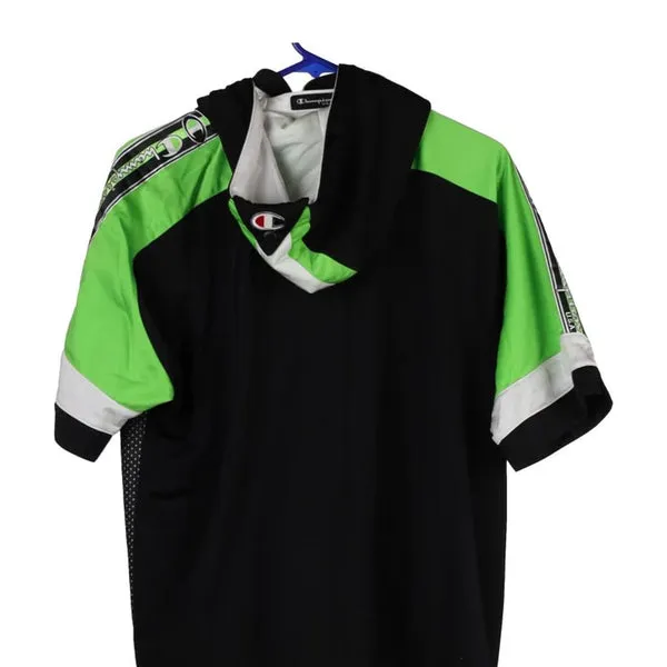 Age 11-12 Champion Track Jacket - Medium Black Polyester