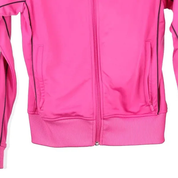 Age 14-16 Adidas Track Jacket - Large Pink Polyester