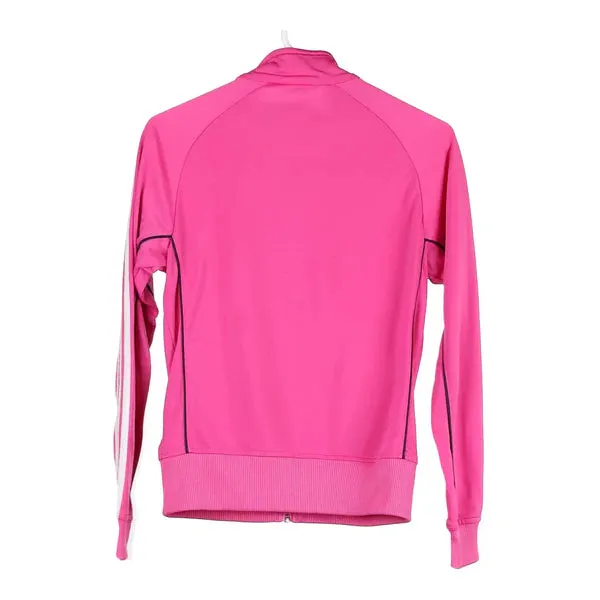 Age 14-16 Adidas Track Jacket - Large Pink Polyester