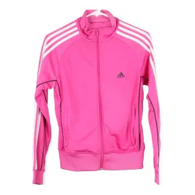 Age 14-16 Adidas Track Jacket - Large Pink Polyester
