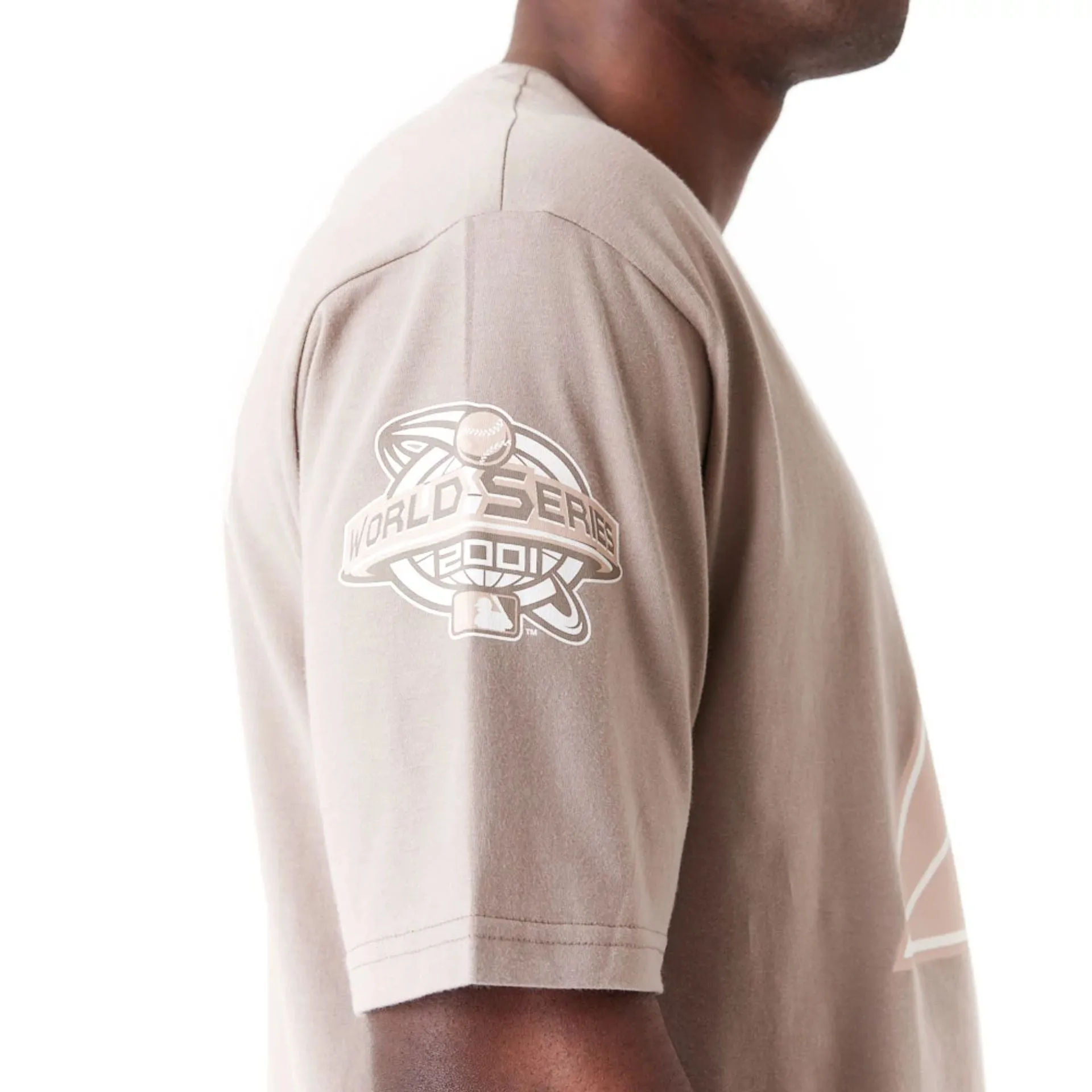Arizona Diamondbacks World Series Pastel Brown Oversized T-Shirt