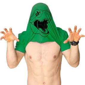 Ask Me About My T-rex Flip Cotton Novelty T-shirt
