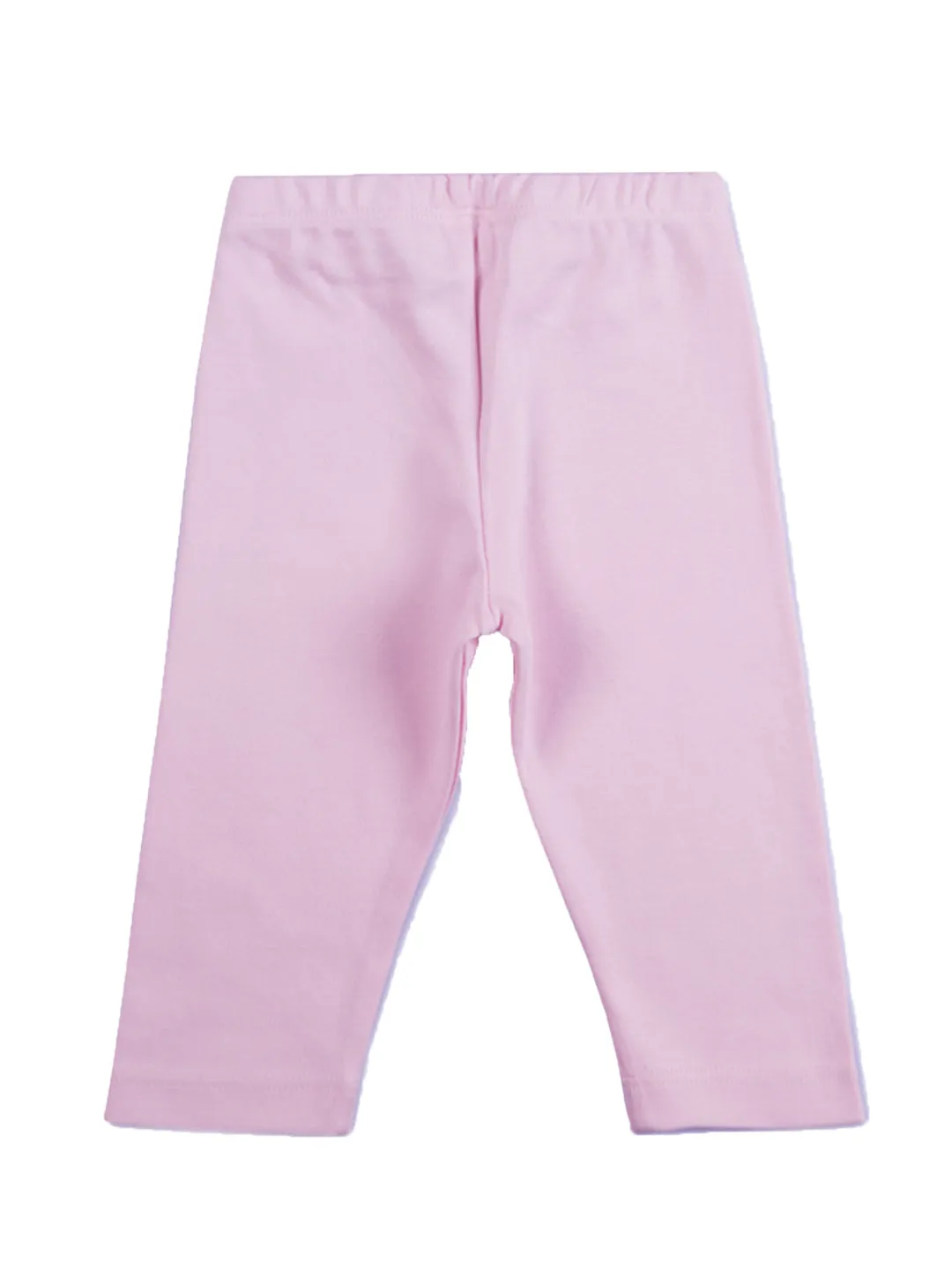 Baby Top & Bottom Set - Be Happy Print - Pink