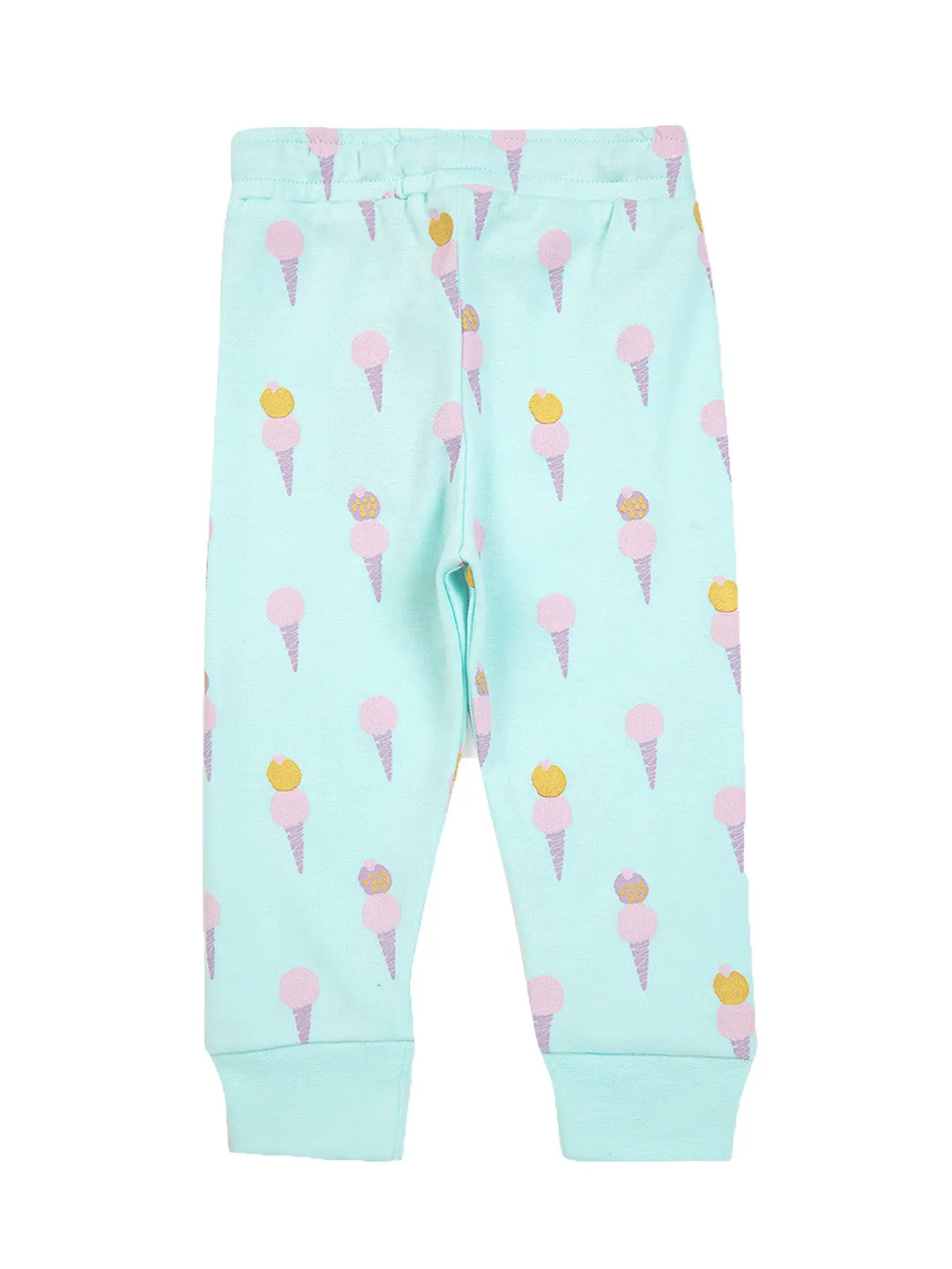 Baby Top & Bottom Set - Ice-Cream Print