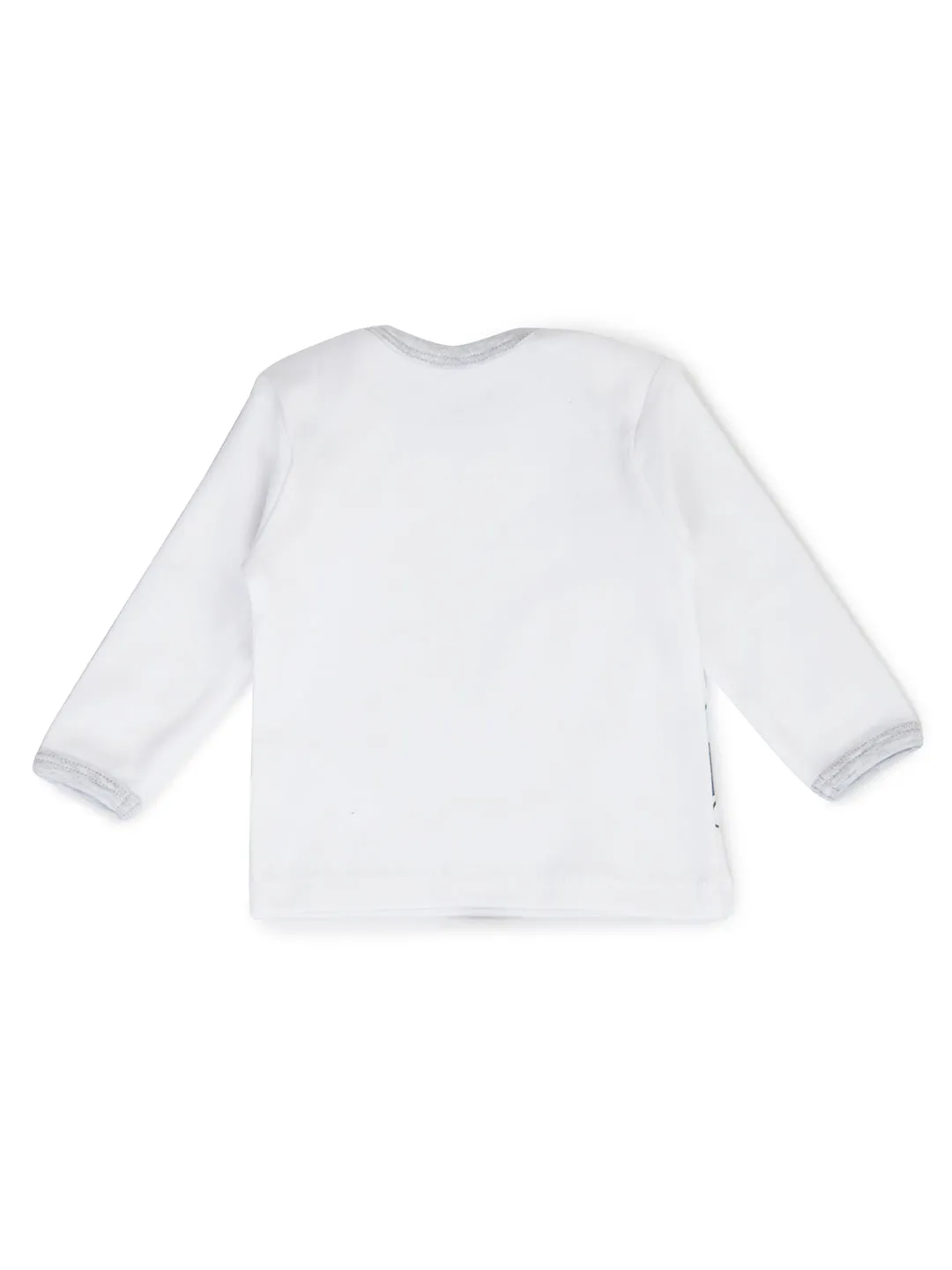 Baby Top And Bottom Set - Boys - Grey