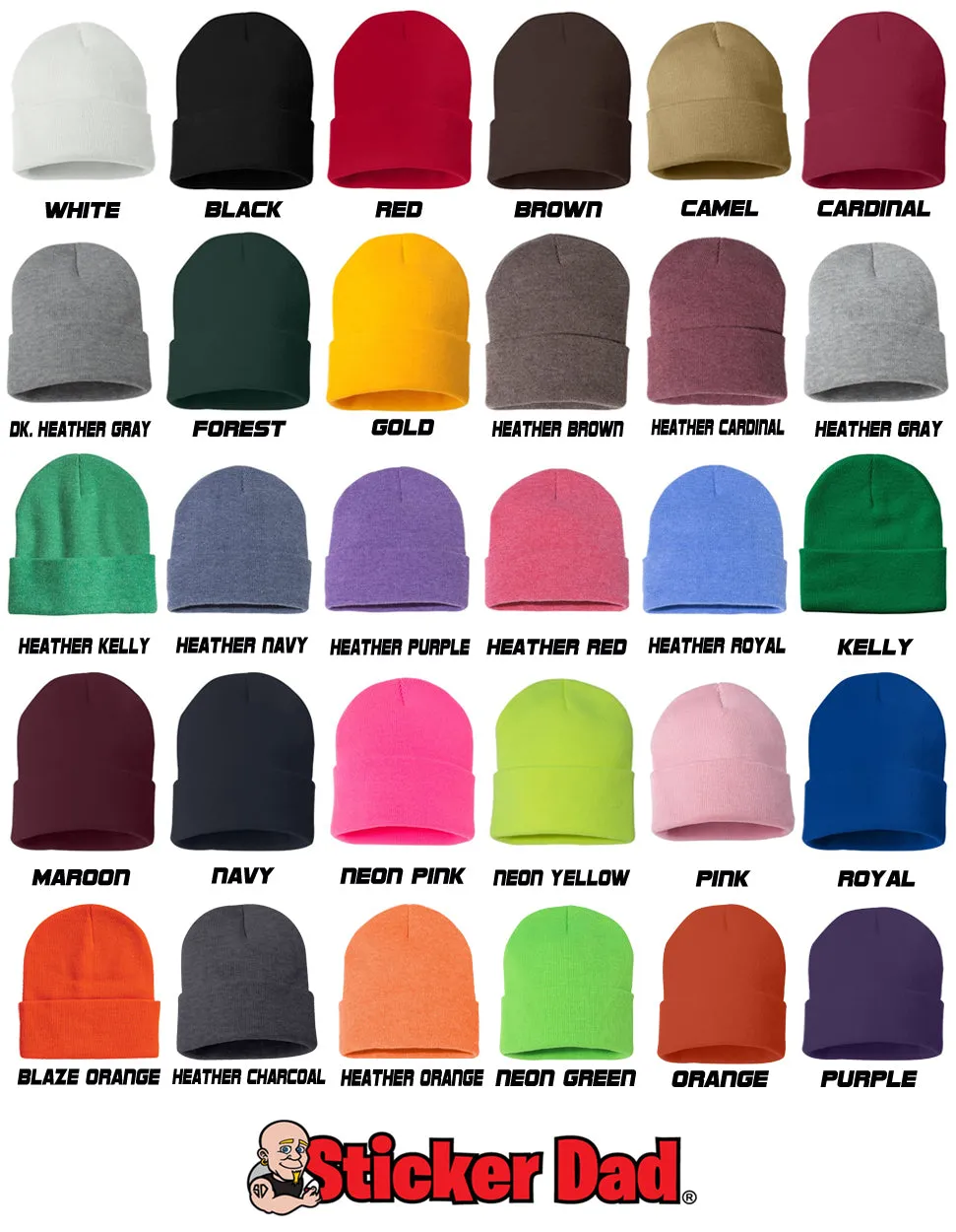 Badass Electrician Embroidered Cuffed Beanie Hat