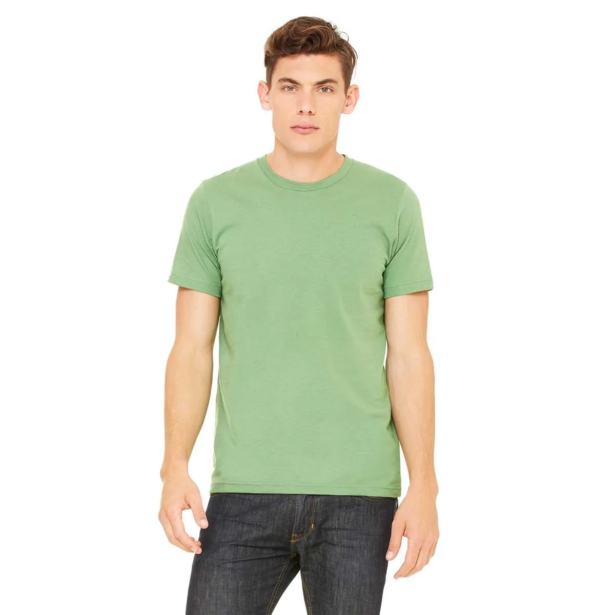 Bella   Canvas Unisex Leaf Made in the USA Jersey Short-Sleeve T-Shirt