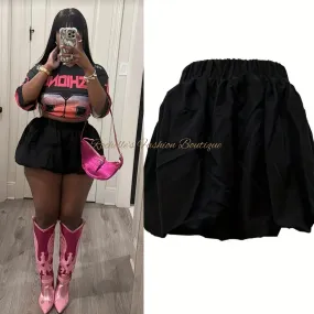 Black Bubble Skirt