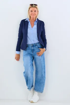 Blazer kurz, marine blau