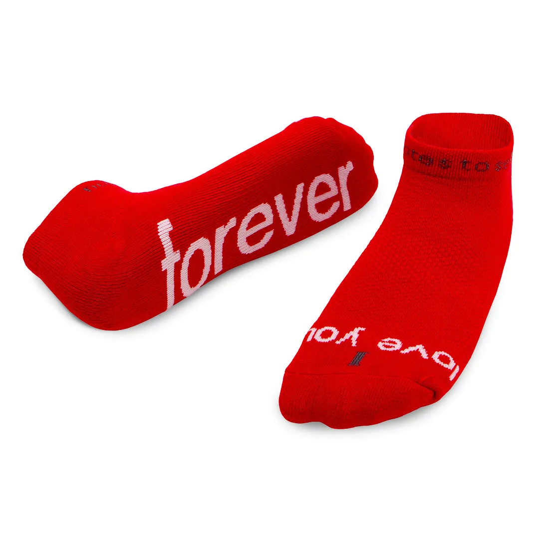 blue & red knit beanie   7 pairs of socks gift in a keepsake box