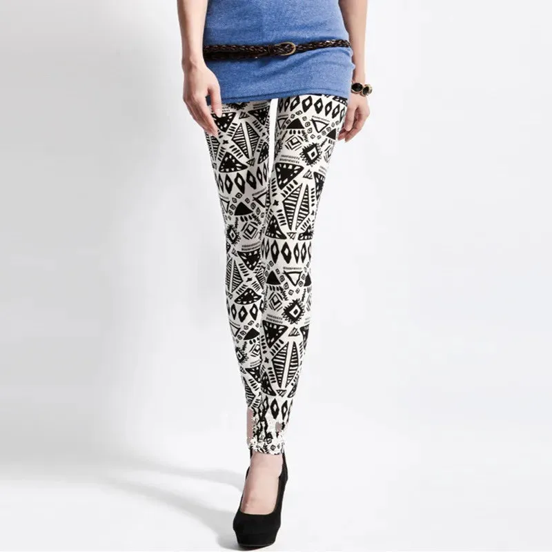 Bonnyshow New Spring Fashion Leggings Sexy Casual Colorful Leg Warmer Fit Most Sizes Leggins Pants Trousers Women's Leggings