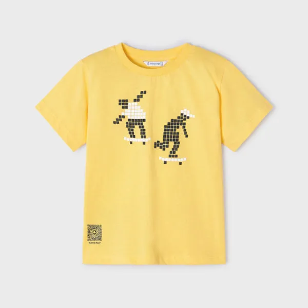 BOYS YELLOW SHORT SLEEVE T-SHIRT
