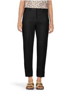 CAMBIO - KRYSTAL LINEN  PANT WITH CUFF