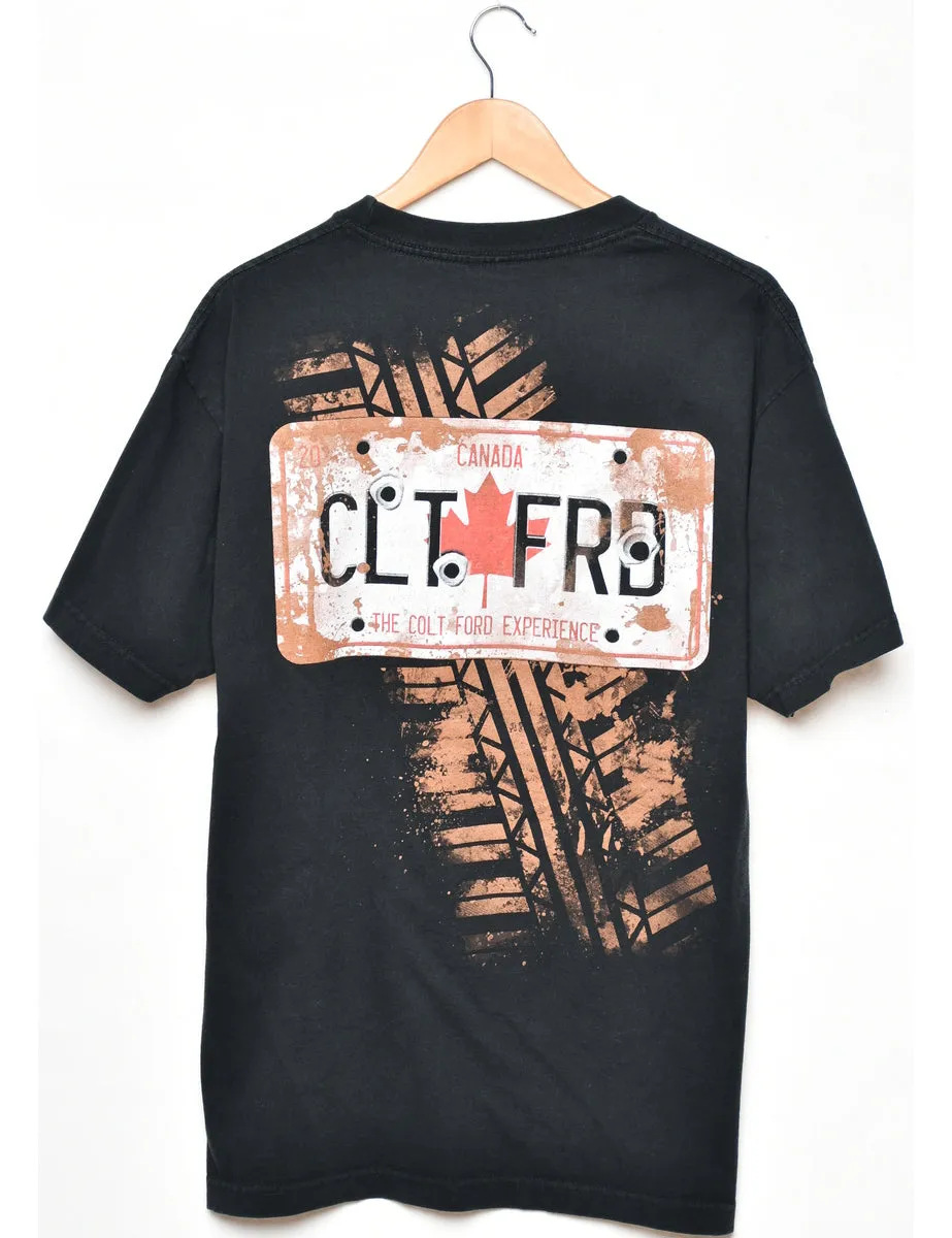 Canada Dirt Road Printed T-shirt - L