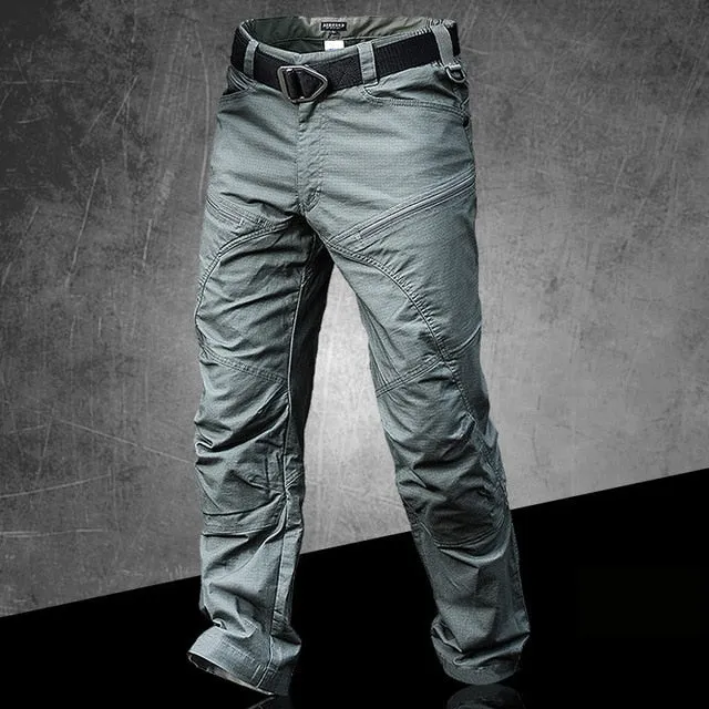Cargo Pants Men Elastic Waterproof Army Tactical Military Hiking Trekking Jogger Casual Trousers Sweatpants Streetwear