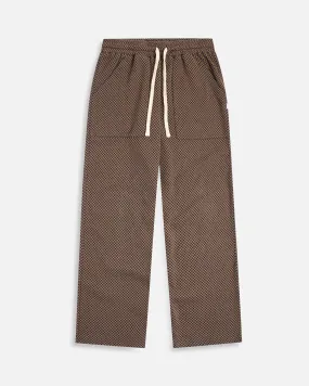 Chevron Jacquard Knit Pants