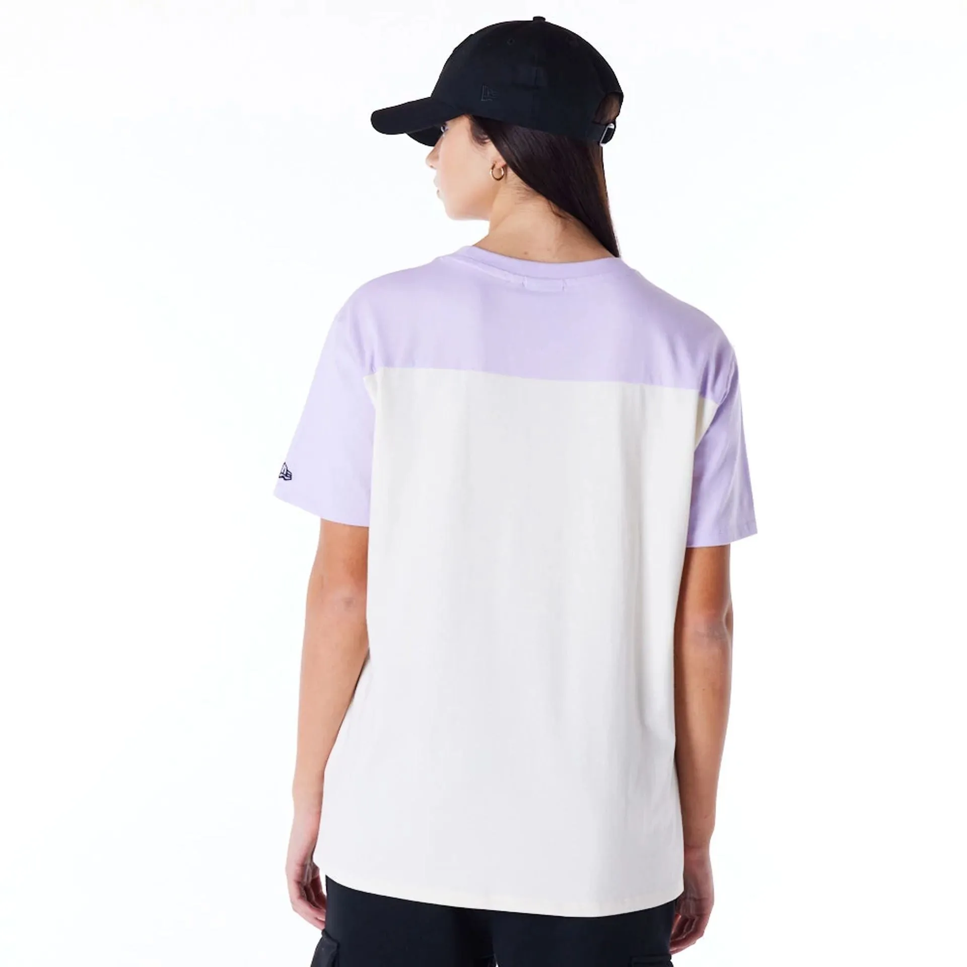 Chicago Bulls Womens NBA Pastel Purple Oversized T-Shirt