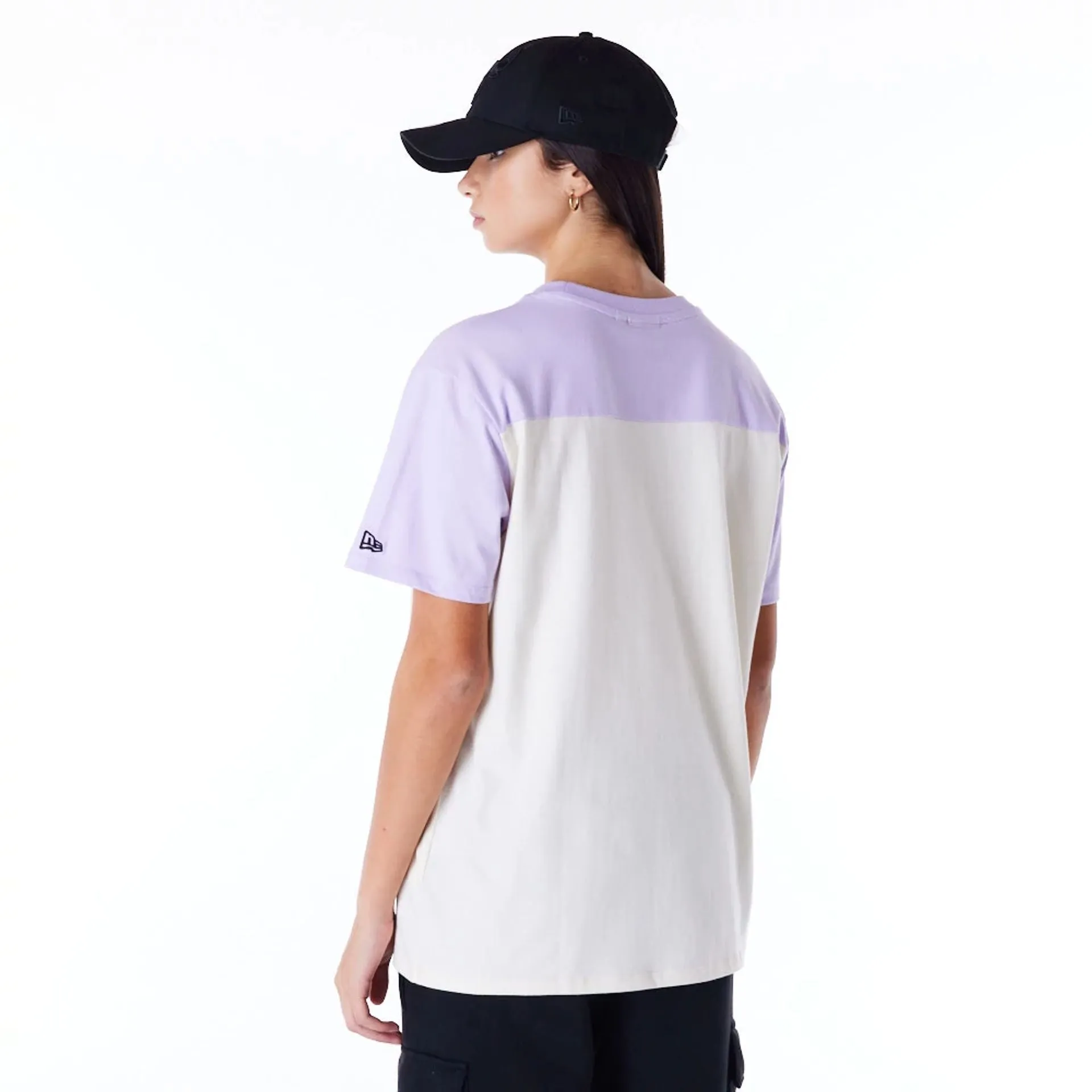 Chicago Bulls Womens NBA Pastel Purple Oversized T-Shirt