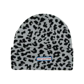 Corduroy Meow Beanie - Grey