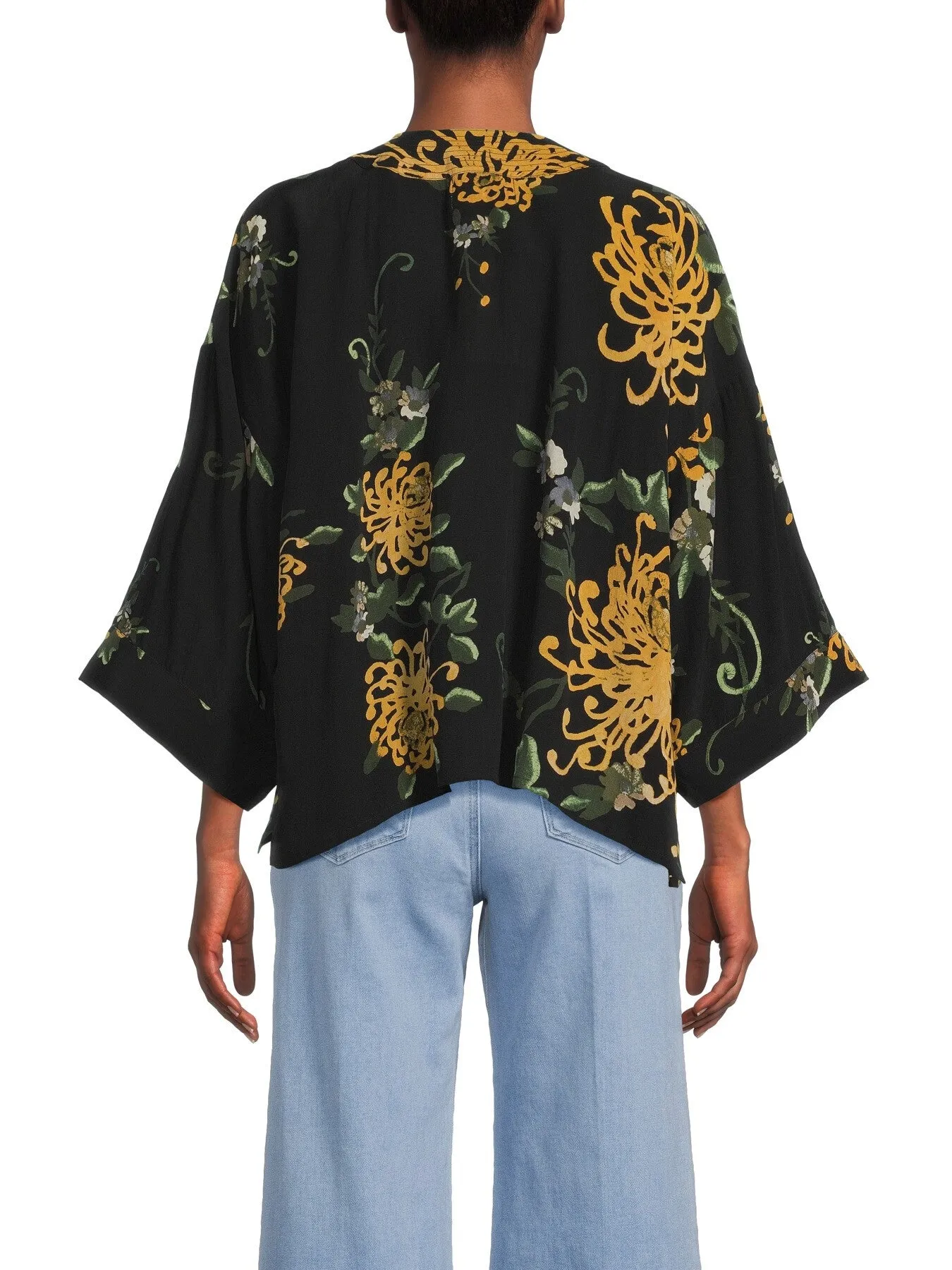 Crepe Kimono Jacket
