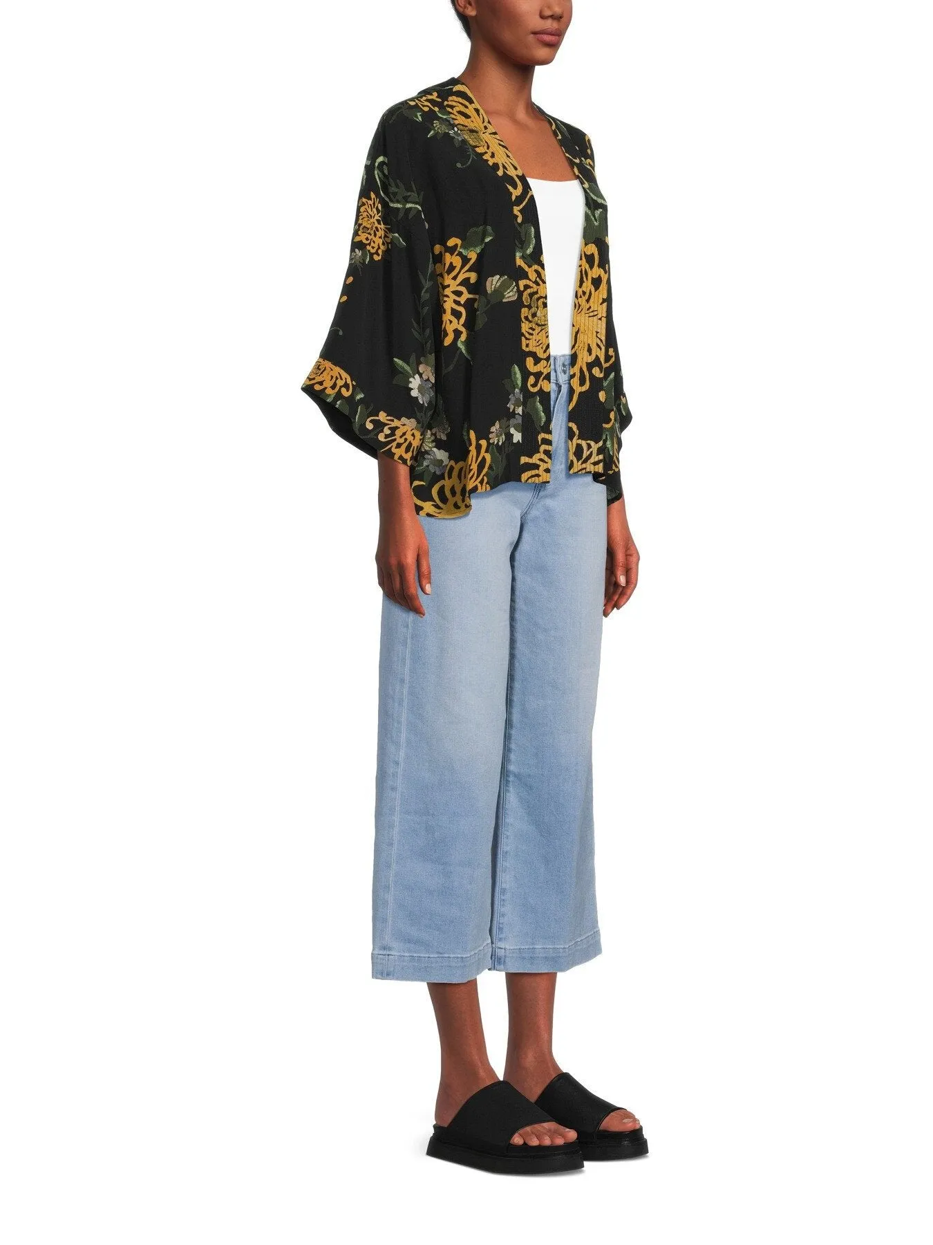 Crepe Kimono Jacket
