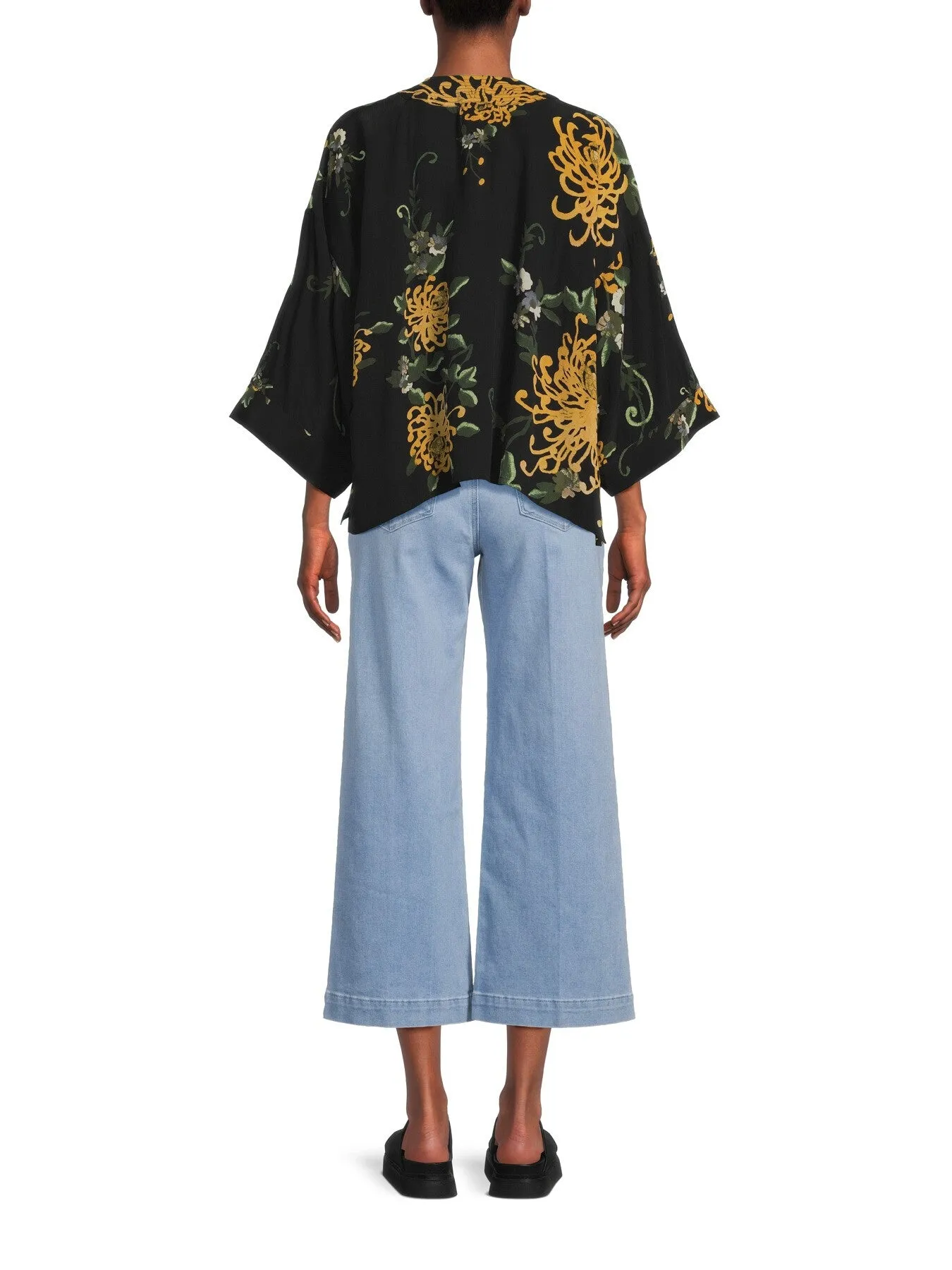 Crepe Kimono Jacket