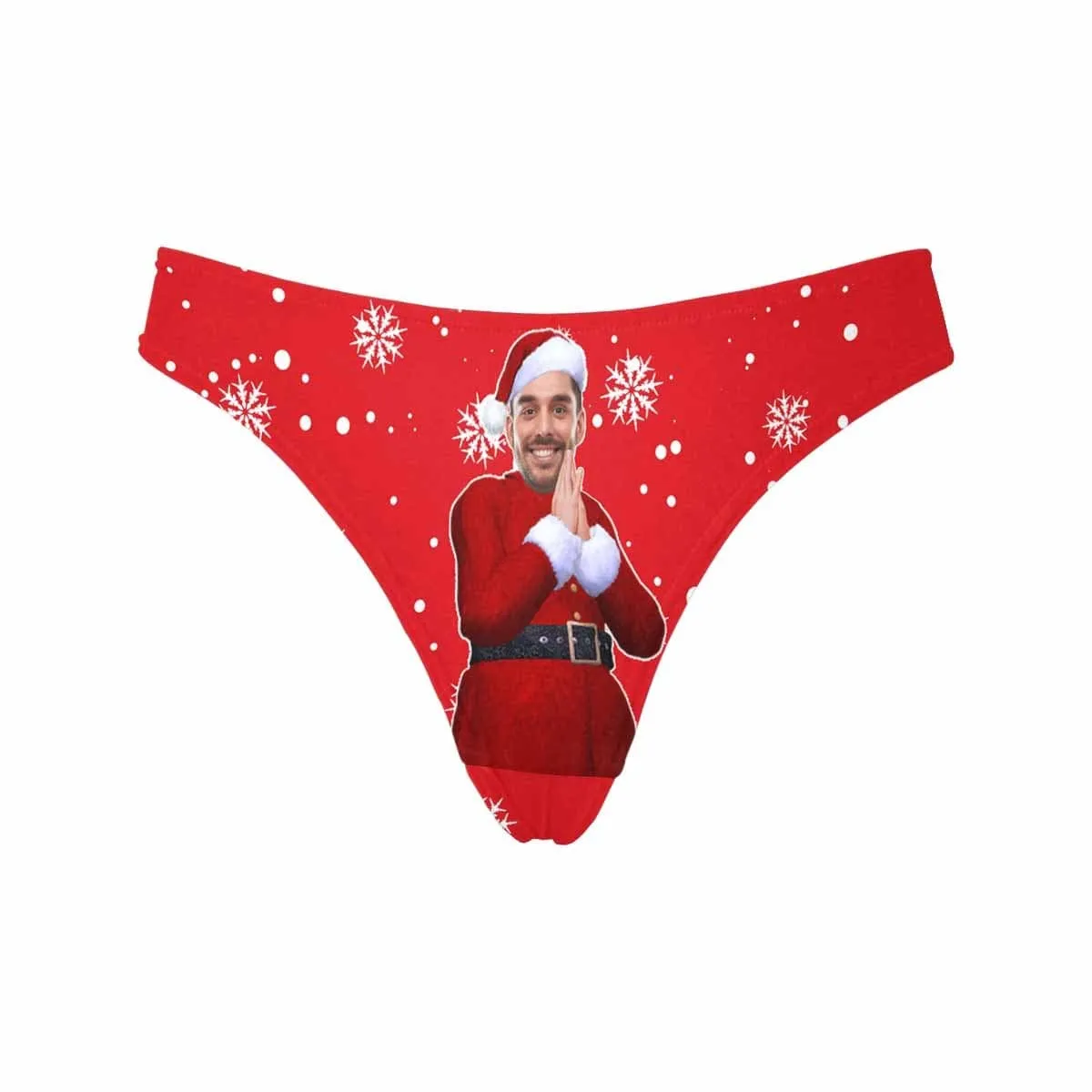 Custom Face Underwear Personalized Make Wish Lingerie Women's Classic Thongs Gift for Girlfriend or Wife