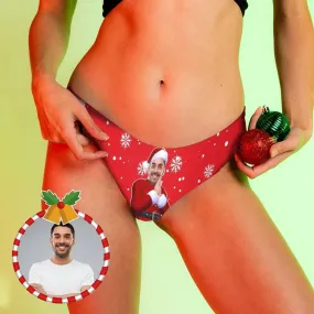 Custom Face Underwear Personalized Make Wish Lingerie Women's Classic Thongs Gift for Girlfriend or Wife