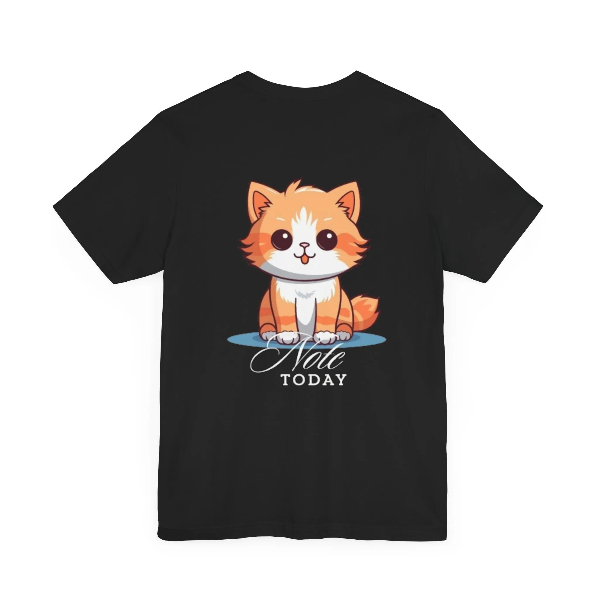 Cute Cat Graphic Unisex Jersey Short Sleeve Tee - Note Today