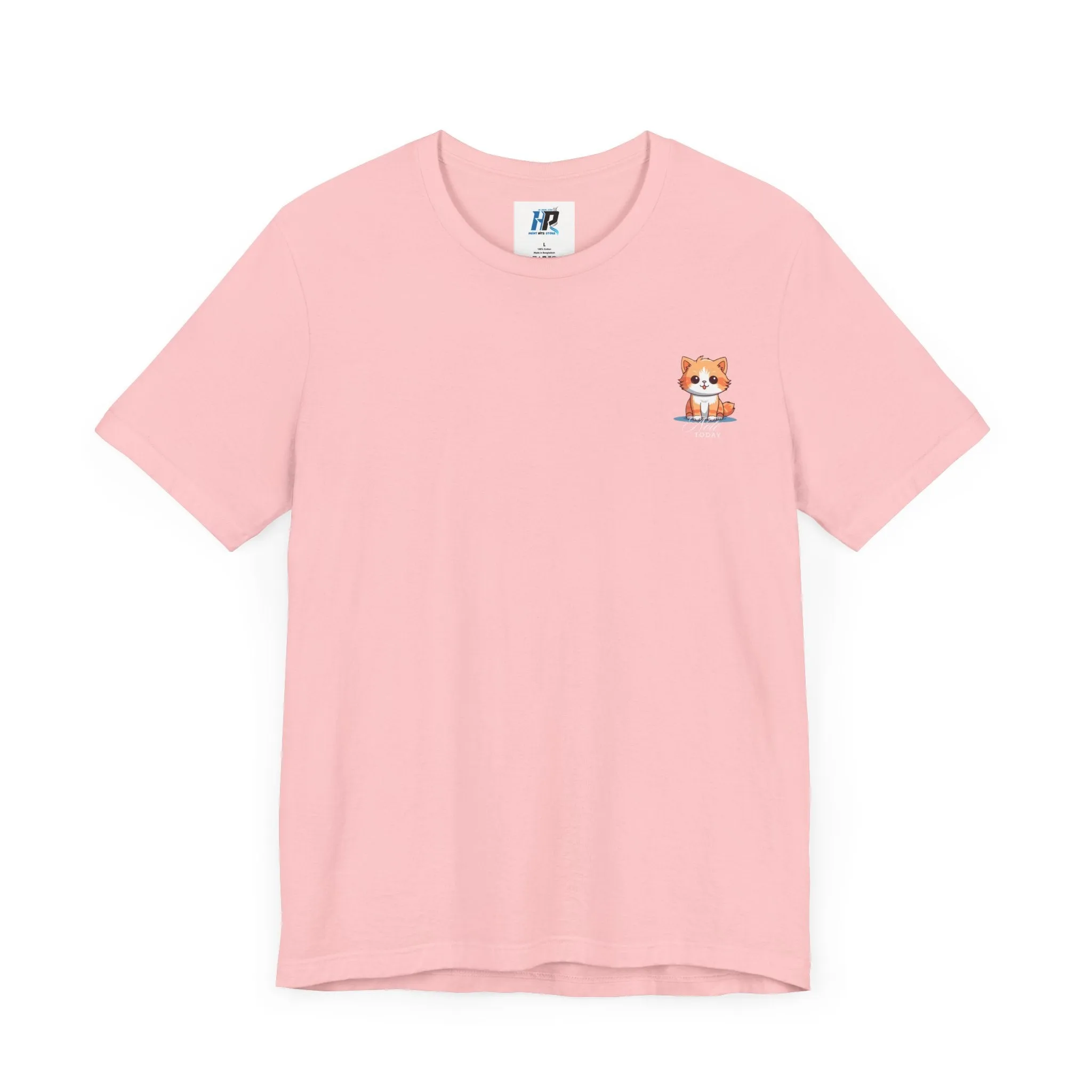 Cute Cat Graphic Unisex Jersey Short Sleeve Tee - Note Today