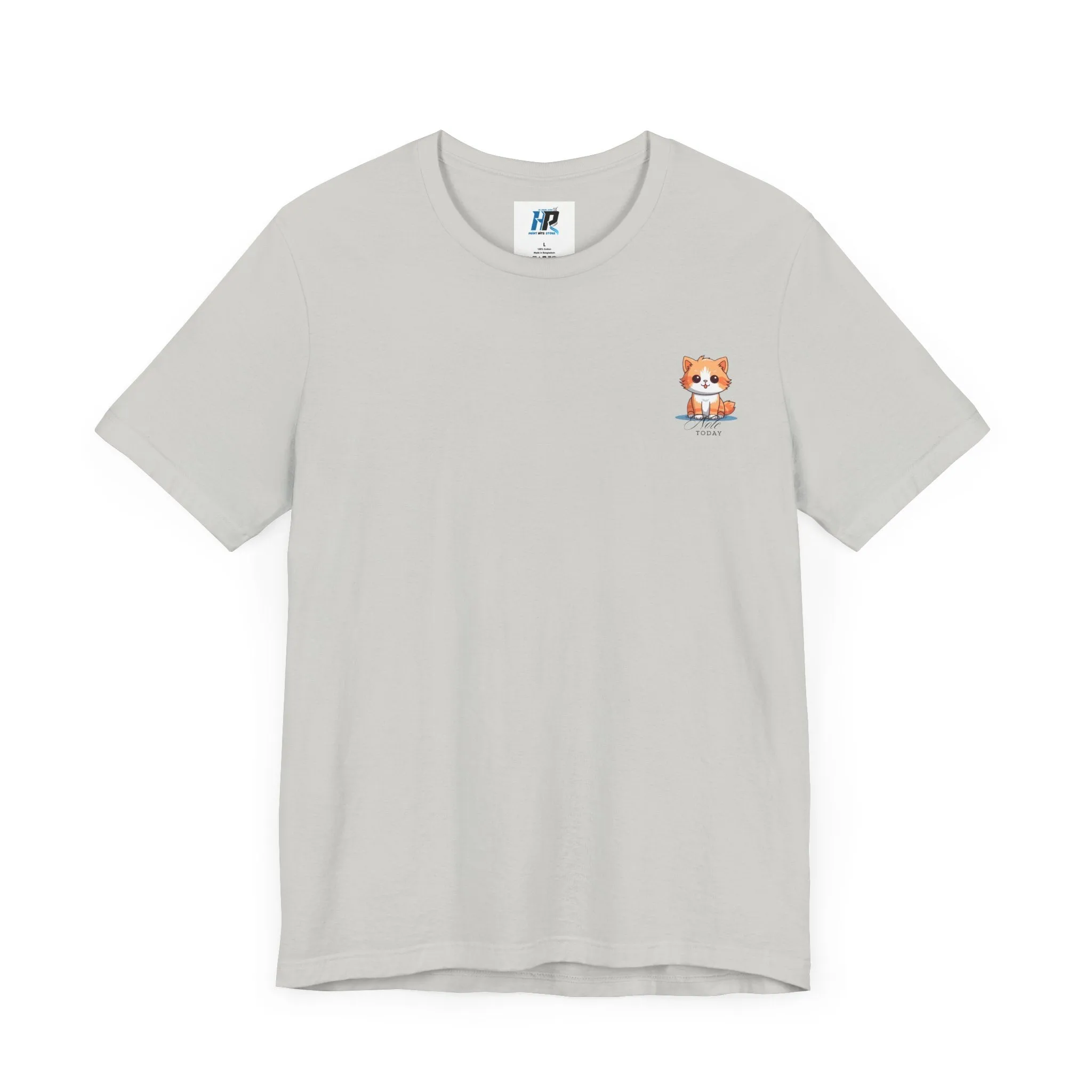 Cute Cat Graphic Unisex Jersey Short Sleeve Tee - Note Today