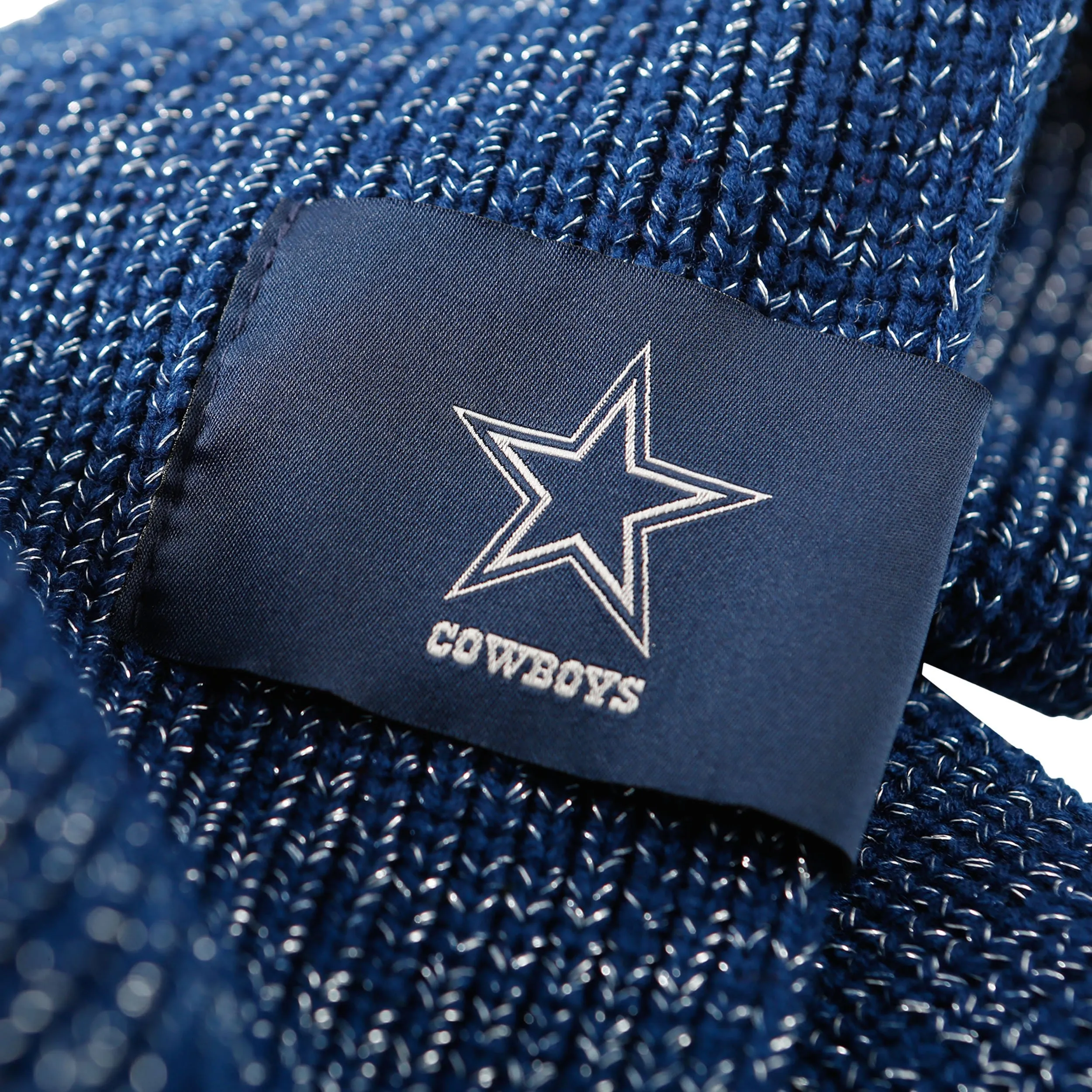 Dallas Cowboys NFL Womens Glitter Knit Cold Weather Set