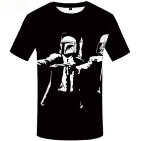 Deadpool T-shirt Men Badass Tshirts Casual Character Tshirts Novelty Black T shirts Funny Gun Tshirts Cool Short Sleeve Fashion