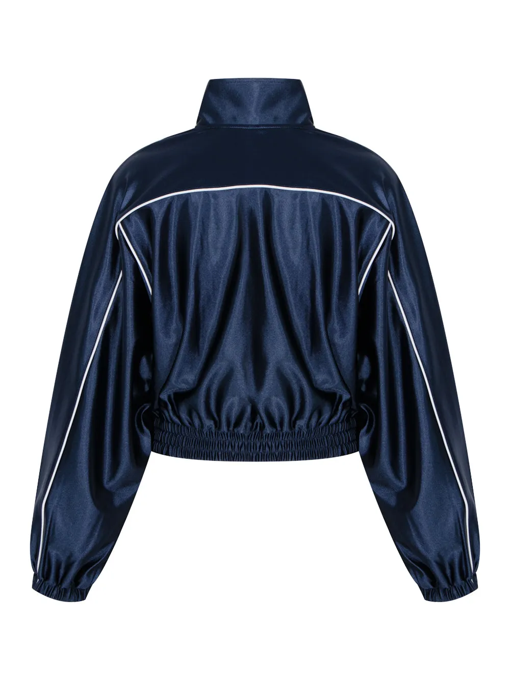 Deconstructed Track Jacket (Navy Grey)