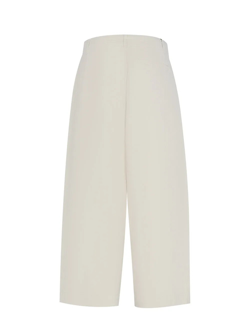 Donovan Cropped Cotton Pant (Turtledove)
