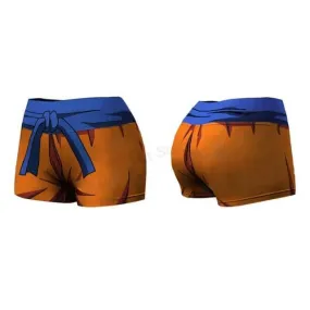Dragon Orange Compression Shorts