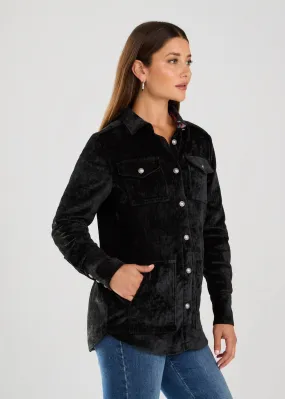 FDJ - Black Velvet Shacket