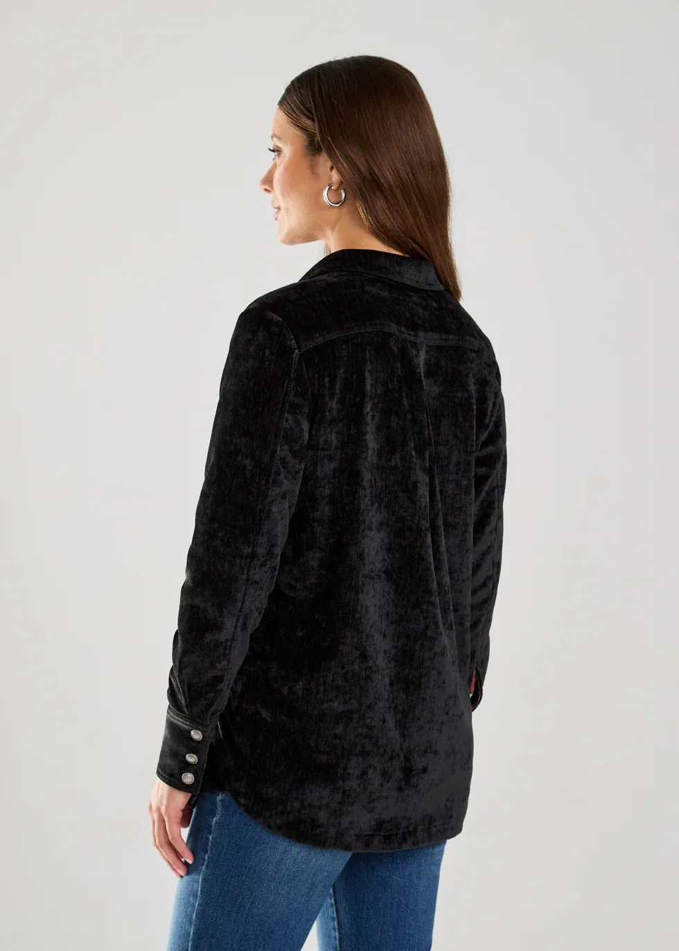 FDJ - Black Velvet Shacket