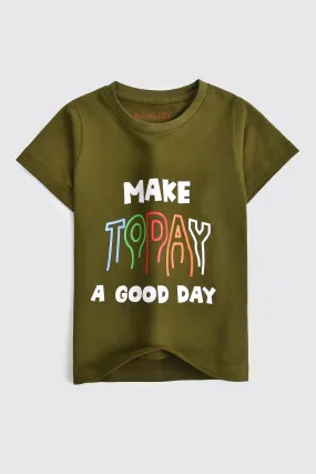 Good Vibes Green T-Shirt